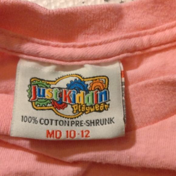 Pink San Diego tee with monkey girls 10 - Picture 3 of 5